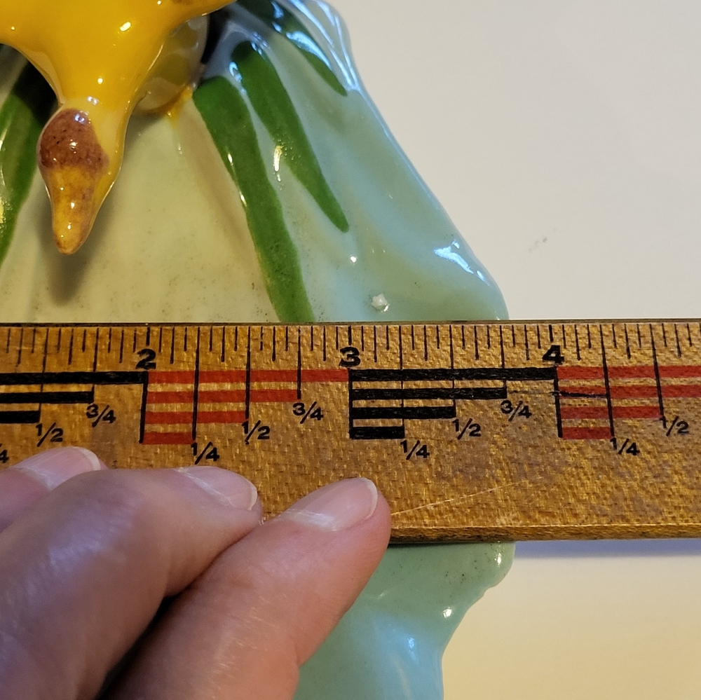 Yellow Duck With Cattails On Water Ohio Pottery Dish - Picture 5 of 8